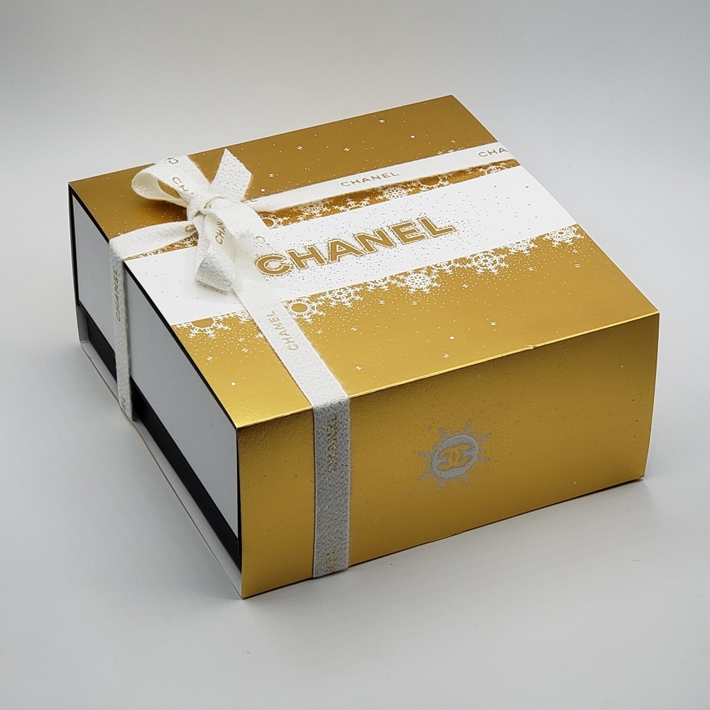 Chanel Holiday  Gift Box White Gold